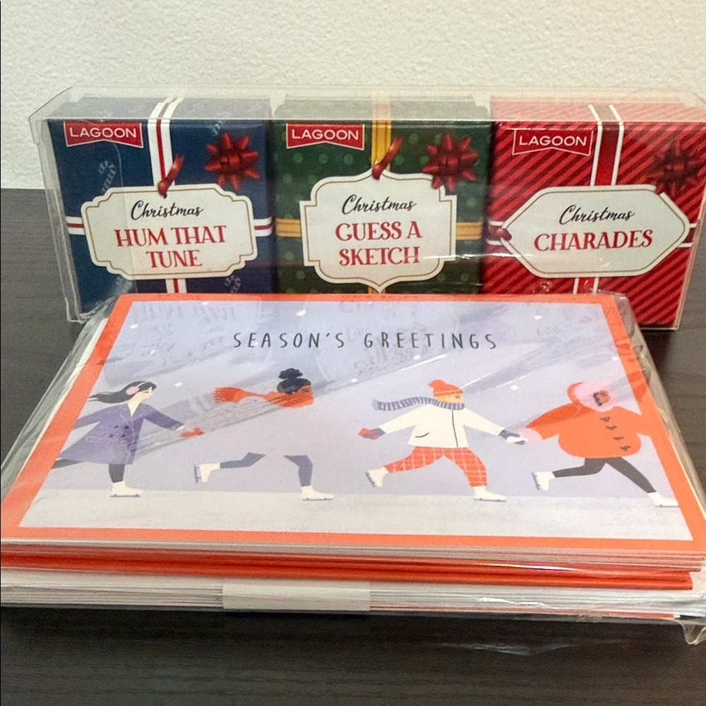 Lagoon Christmas Game Set and Cards